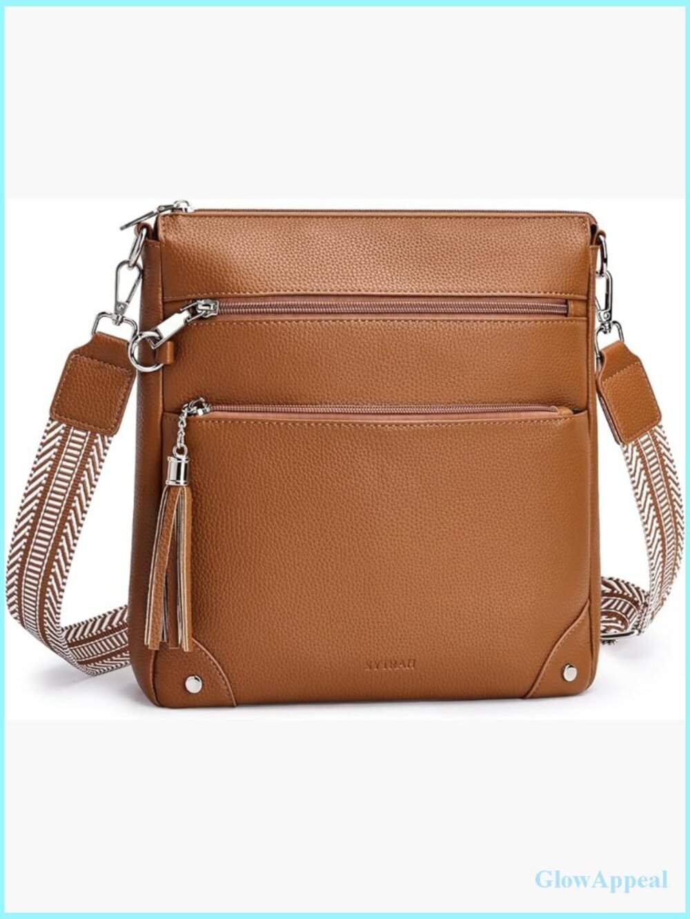 RFID Blocking Anti Theft Crossbody Purse with Built-in Wallet
